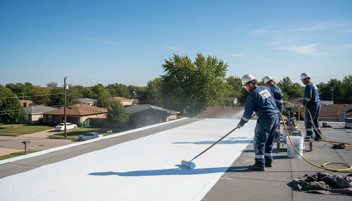 Commercial roof coating in Gnadenhutten, OH near me